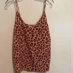 Scotch & Soda Animal Print Tank Top